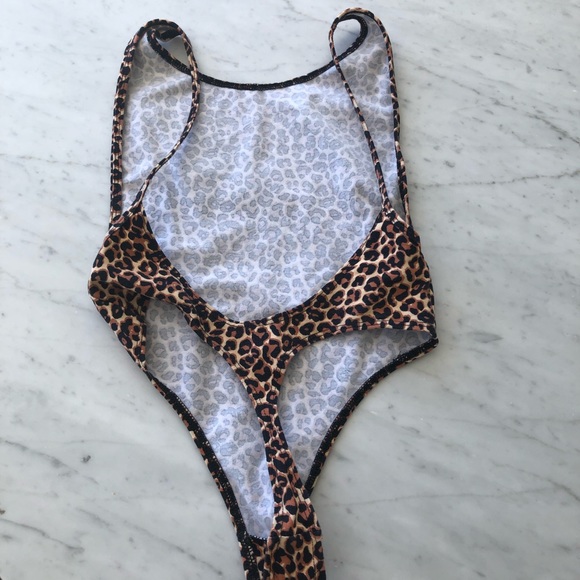 American apparel low back cotton spandex bodysuit - Picture 2 of 2